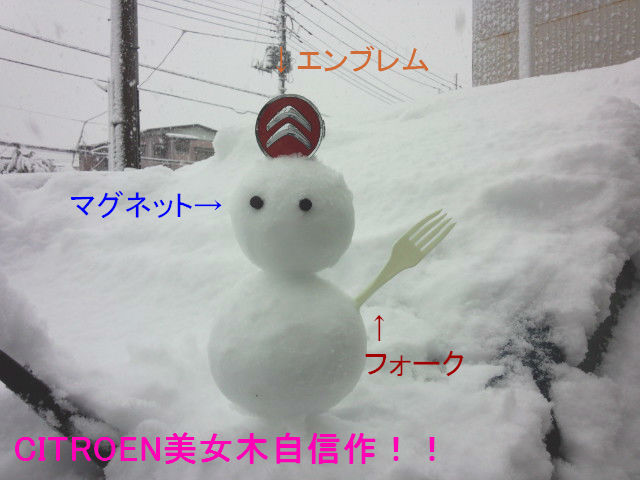 雪対策してますか？